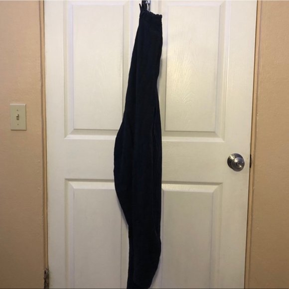 Niche Vintage Linen Blend Cropped Pants Black - Picture 5 of 10